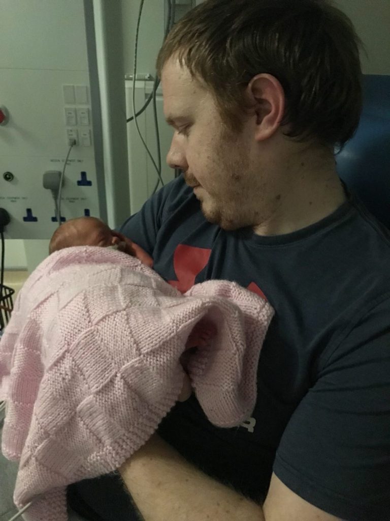 Birth Trauma and Preeclampsia:
Steve with baby