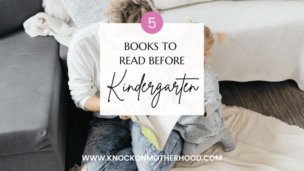 5 books to read before kindergarten